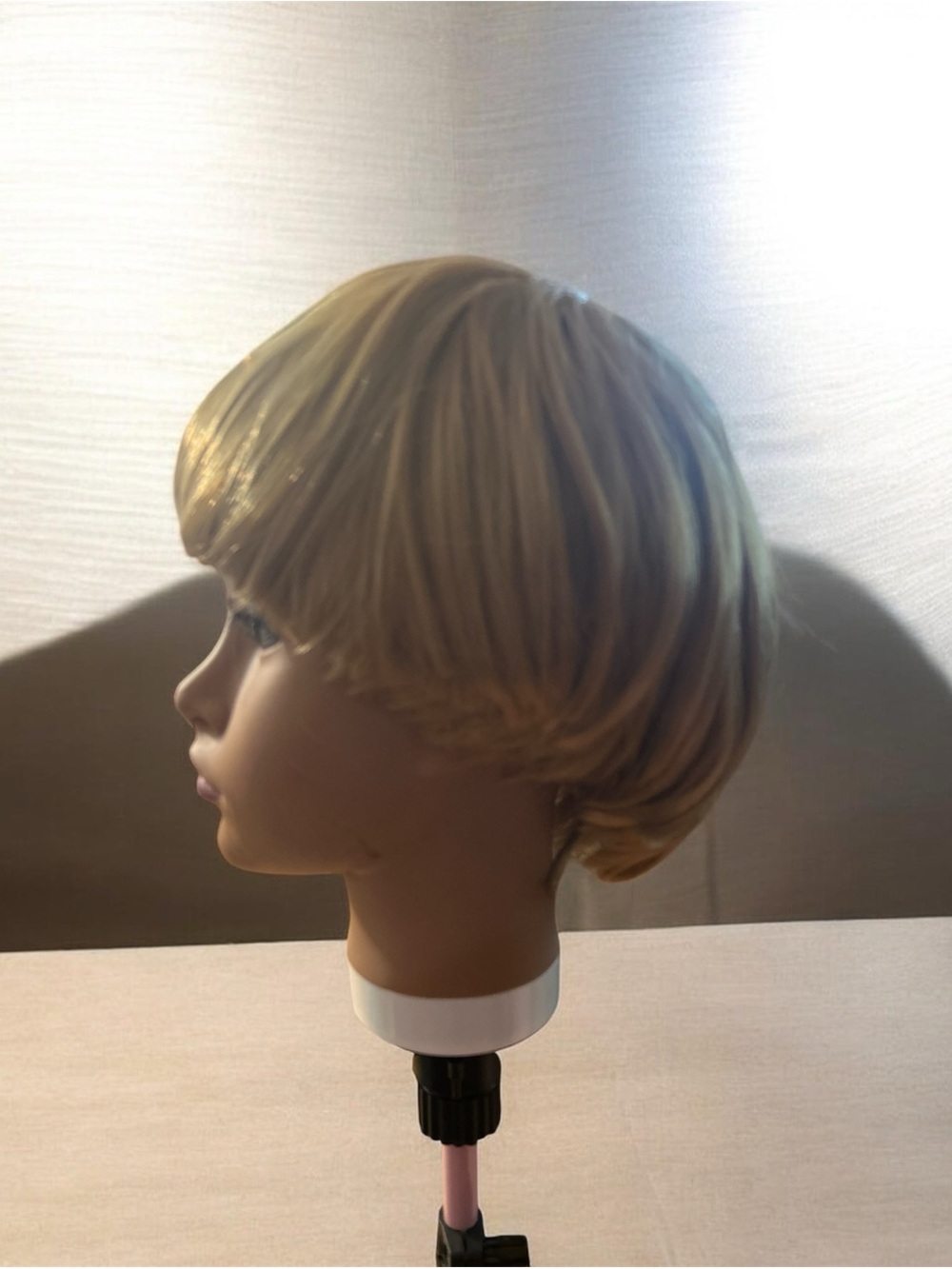 Synthetic Blonde Short Bob Wig for Women - Natural Light Blonde